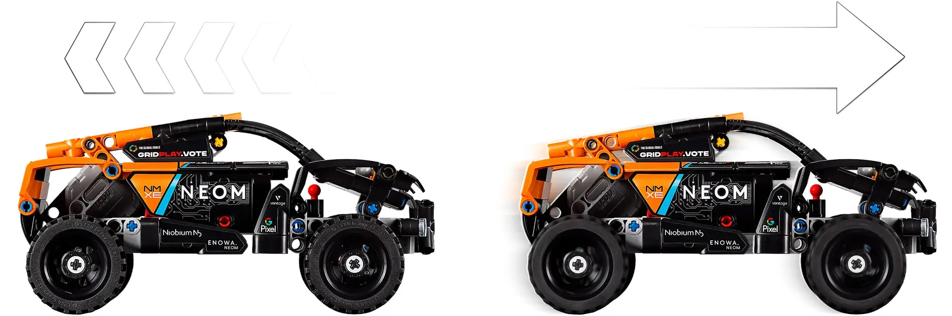 LEGO® Technic 42166 NEOM McLaren Extreme E Race Car - vue 4
