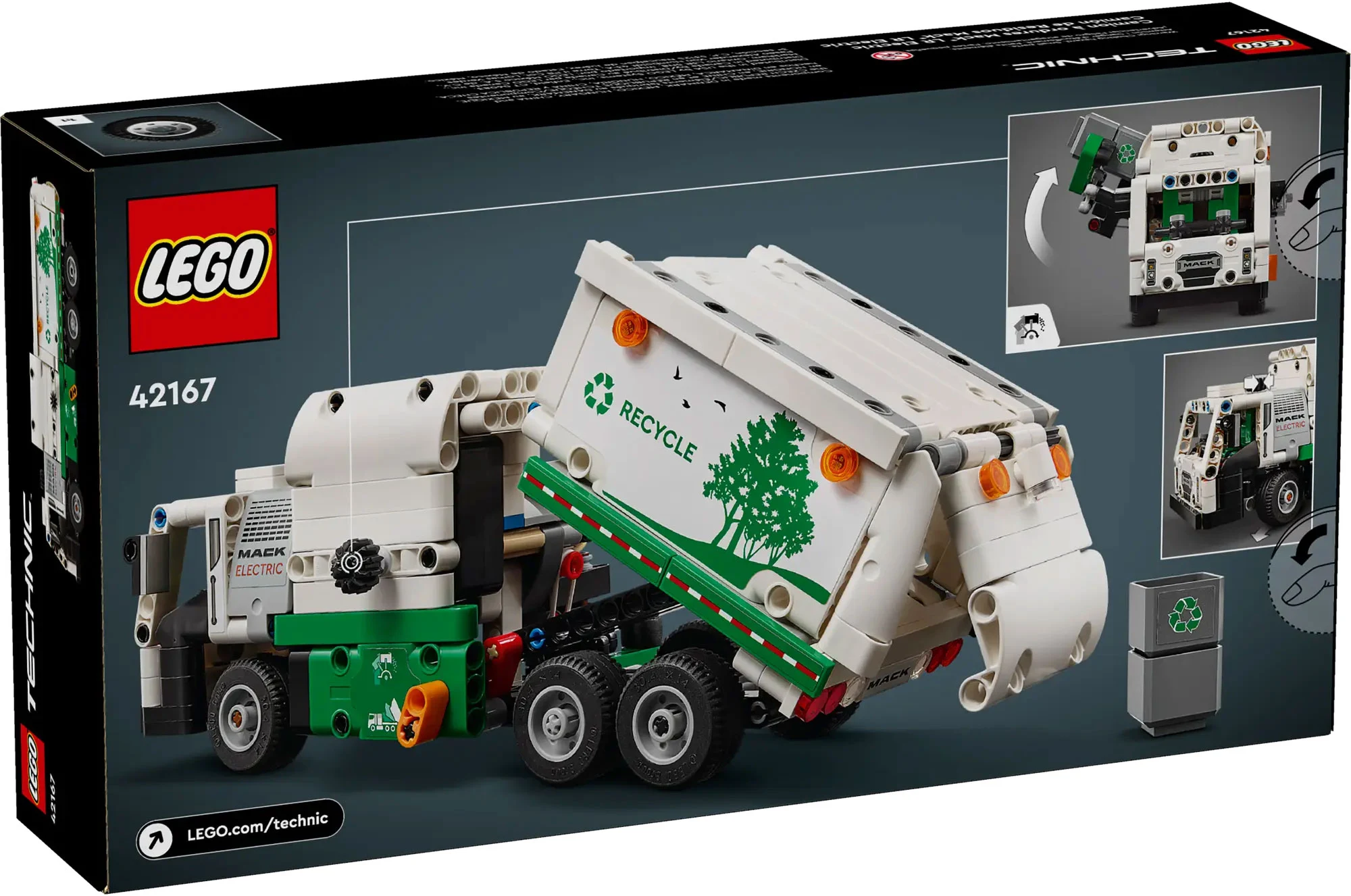 LEGO® Technic 42167 Camion della spazzatura Mack LR Electric - vue 2