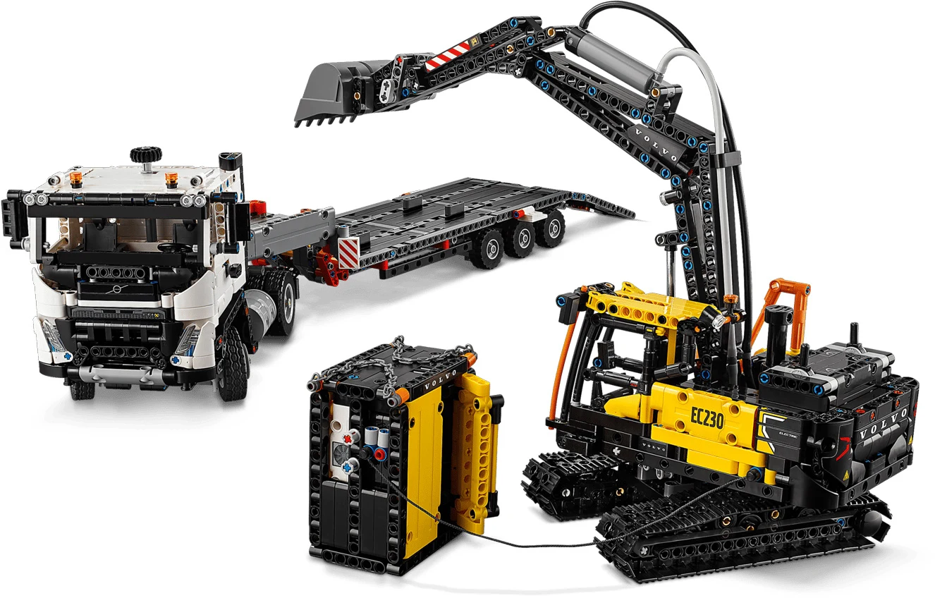 LEGO® Technic 42175 Autocarro Volvo FMX ed Escavatore elettrico EC230 - vue 3