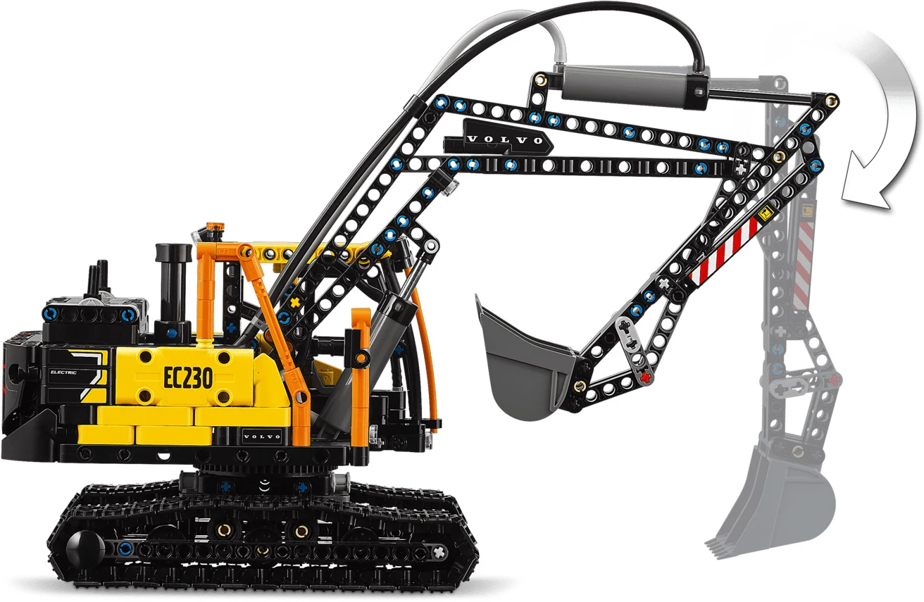 LEGO® Technic 42175 Autocarro Volvo FMX ed Escavatore elettrico EC230 - vue 4