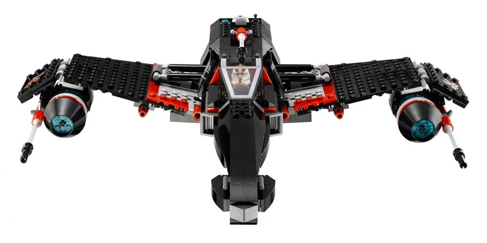 LEGO® Star Wars 75018 JEK-14’s Stealth Starfighter™ - vue 3