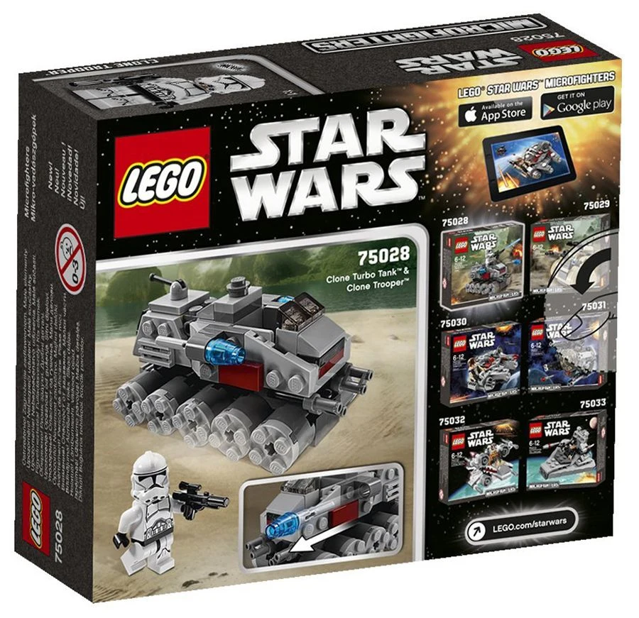 LEGO® Star Wars 75028 Clone Turbo Tank™ - vue 5