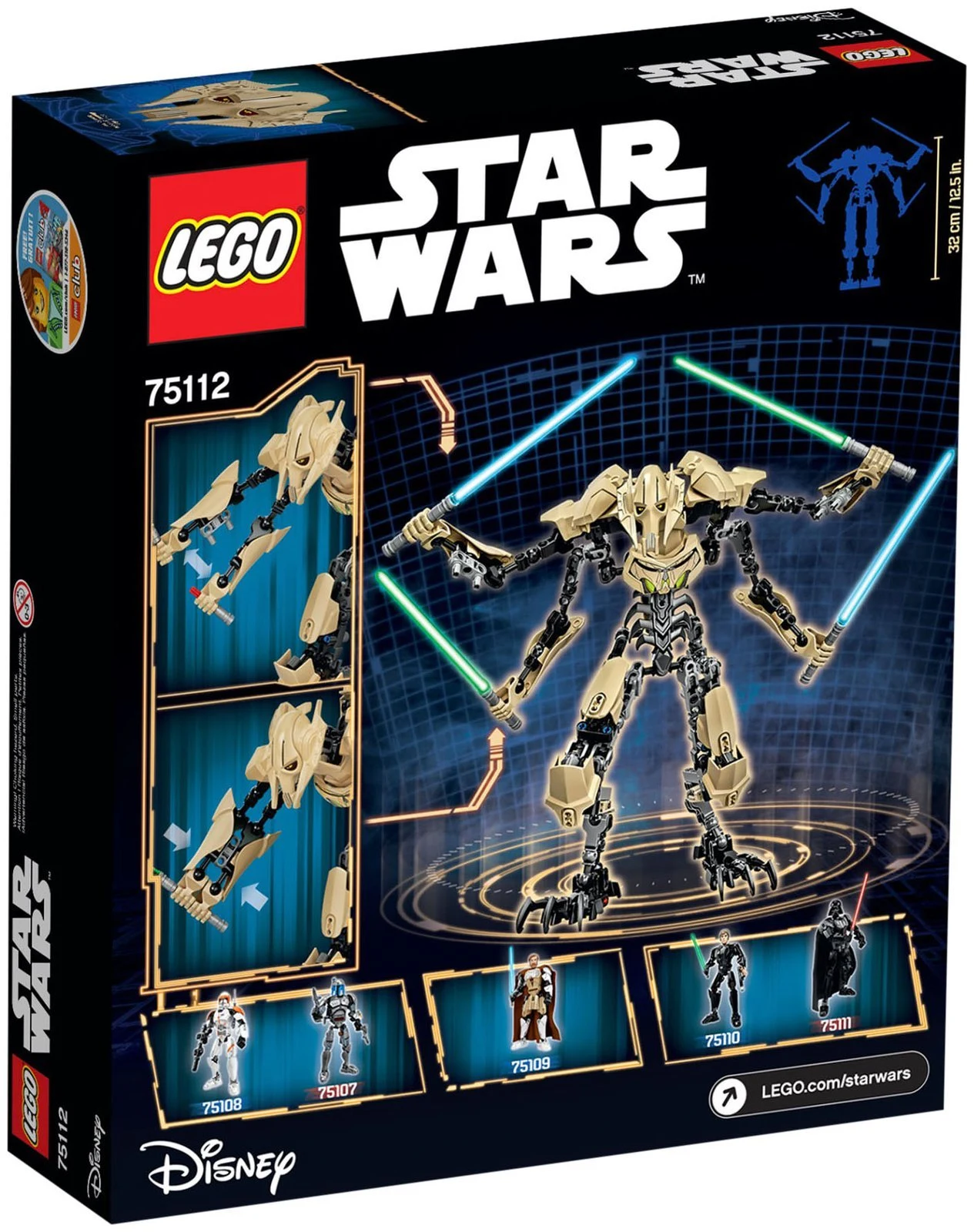 LEGO® Star Wars 75112 General Grievous™ - vue 1