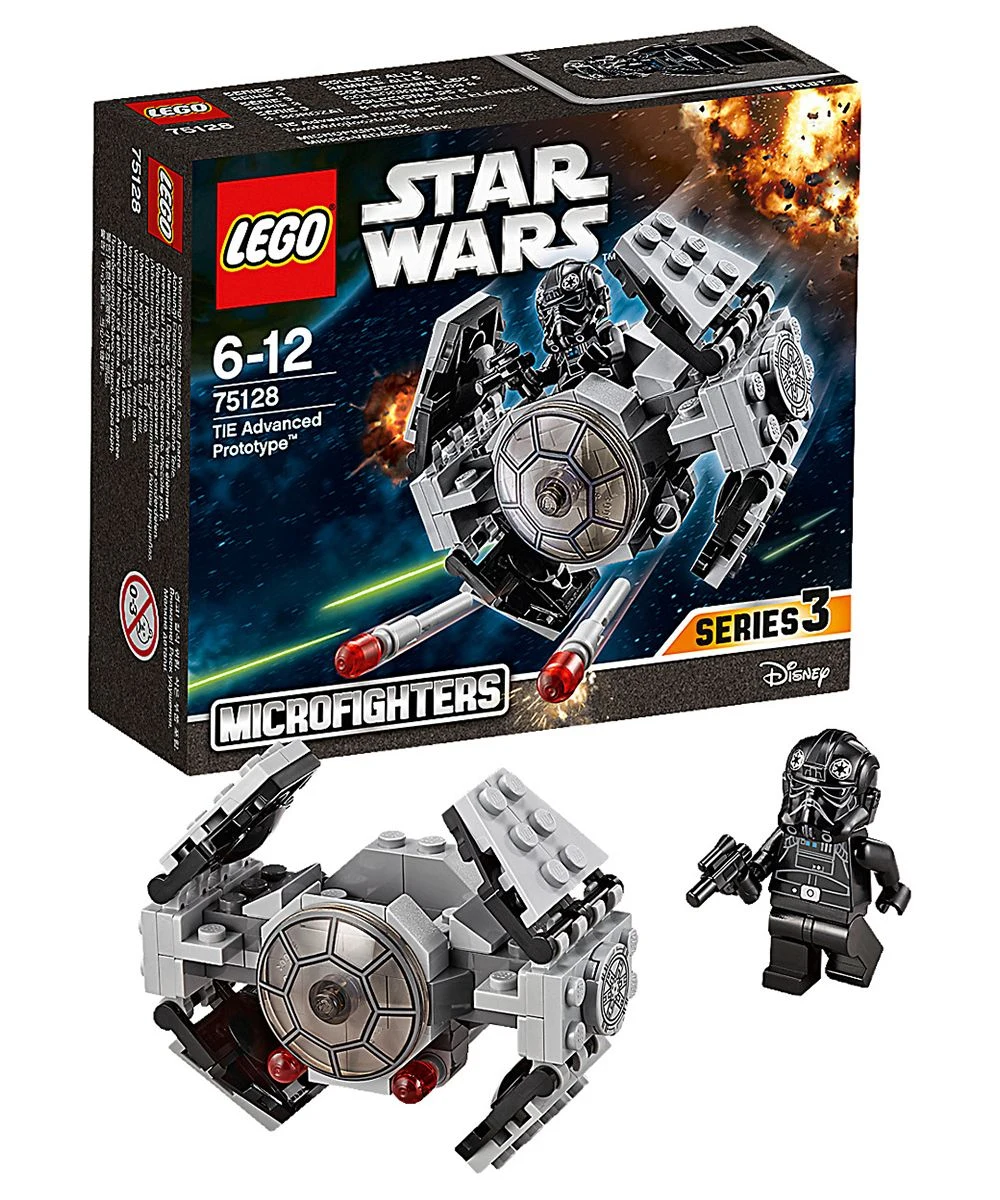 LEGO® Star Wars 75128 TIE Advanced Prototype™ - vue 2