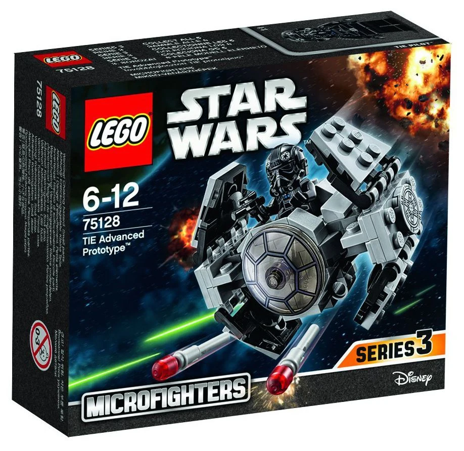 LEGO® Star Wars 75128 TIE Advanced Prototype™ - vue 6