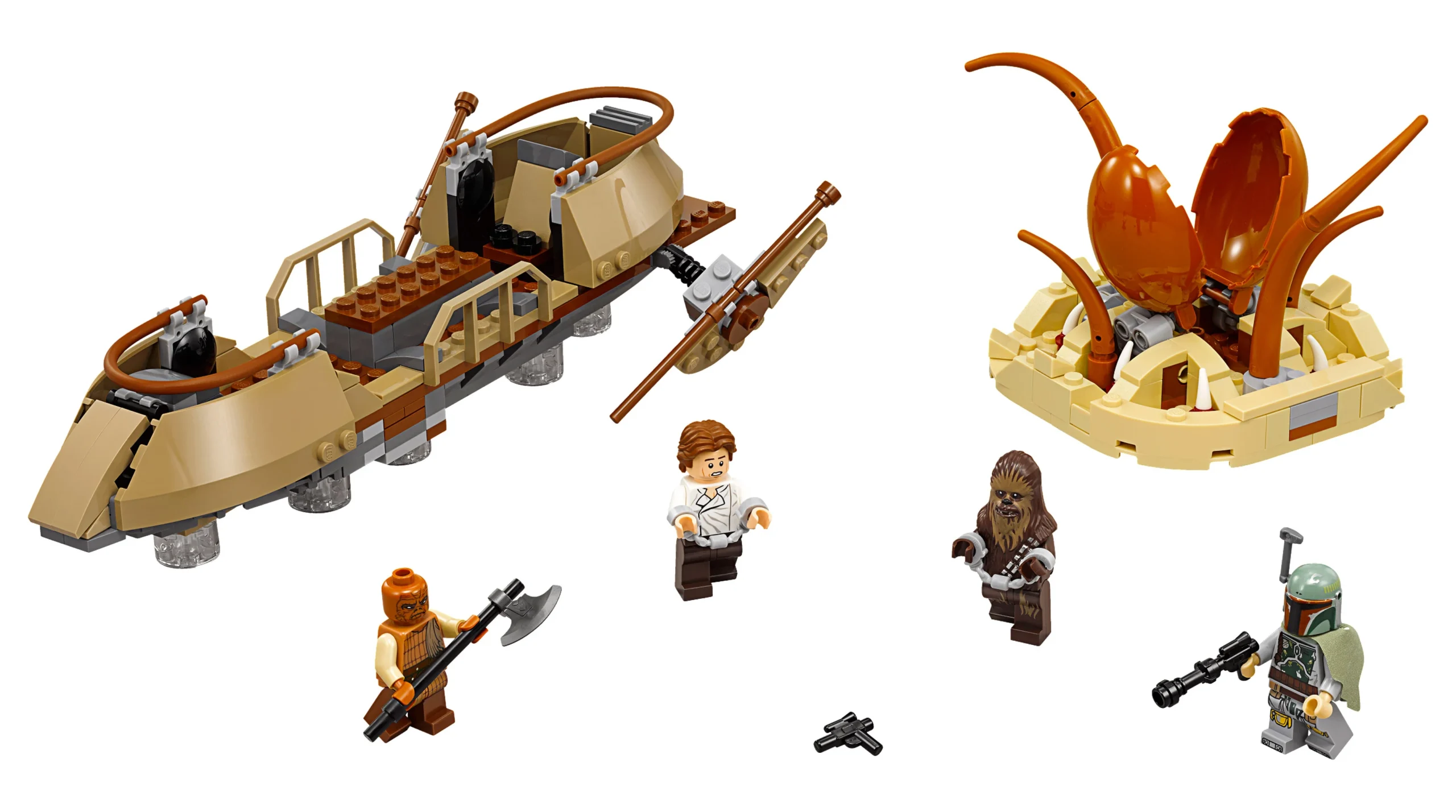 LEGO® Star Wars 75174 Fuga dal deserto sullo skiff - vue 2