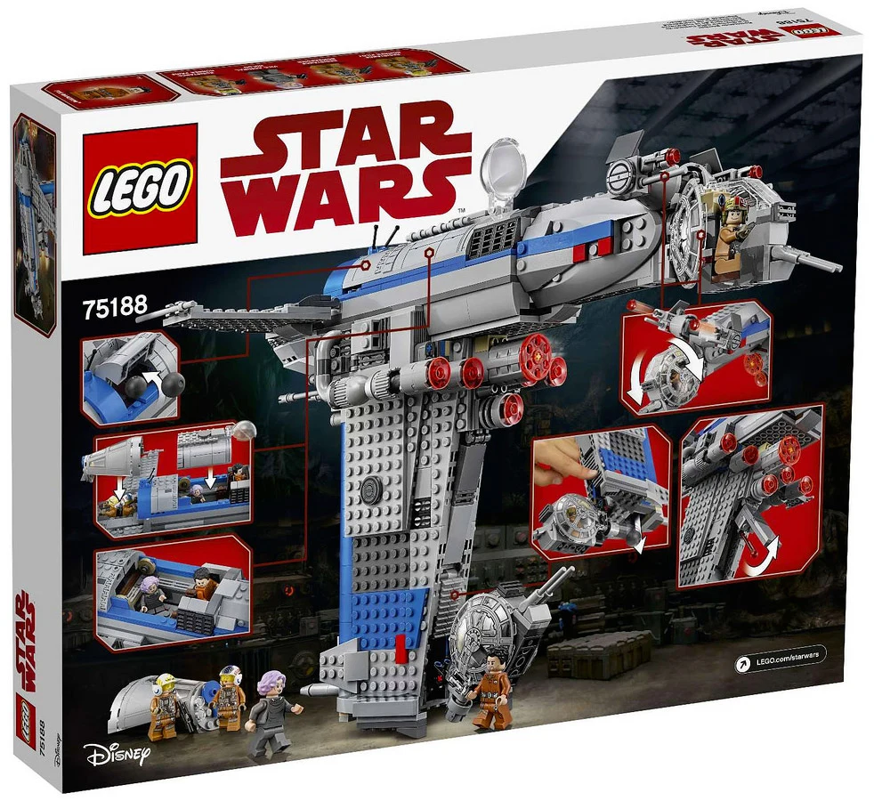LEGO® Star Wars 75188 Bombardiere della Resistenza - vue 2
