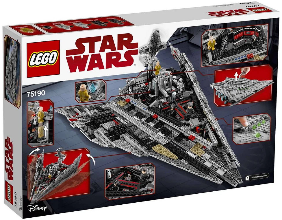 LEGO® Star Wars 75190 First Order Star Destroyer™ - vue 2