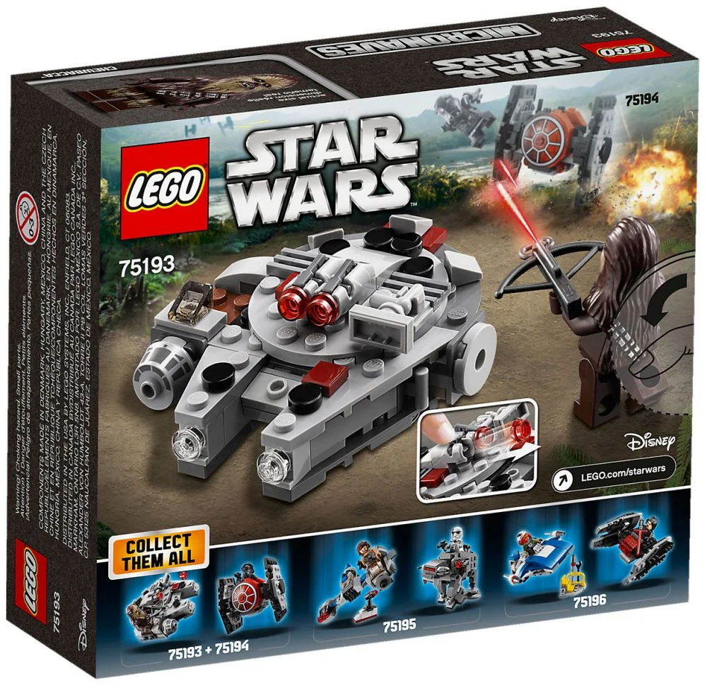 LEGO® Star Wars 75193 Microfighter Millennium Falcon™ - vue 6