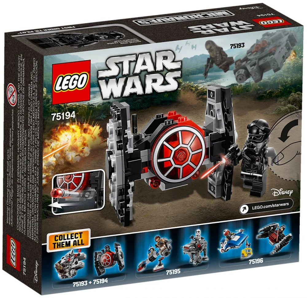 LEGO® Star Wars 75194 Microfighter First Order TIE Fighter™ - vue 6