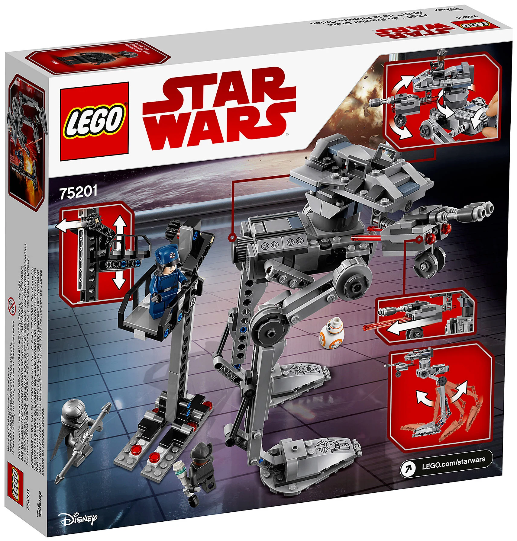 LEGO® Star Wars 75201 First Order AT-ST™ - vue 2