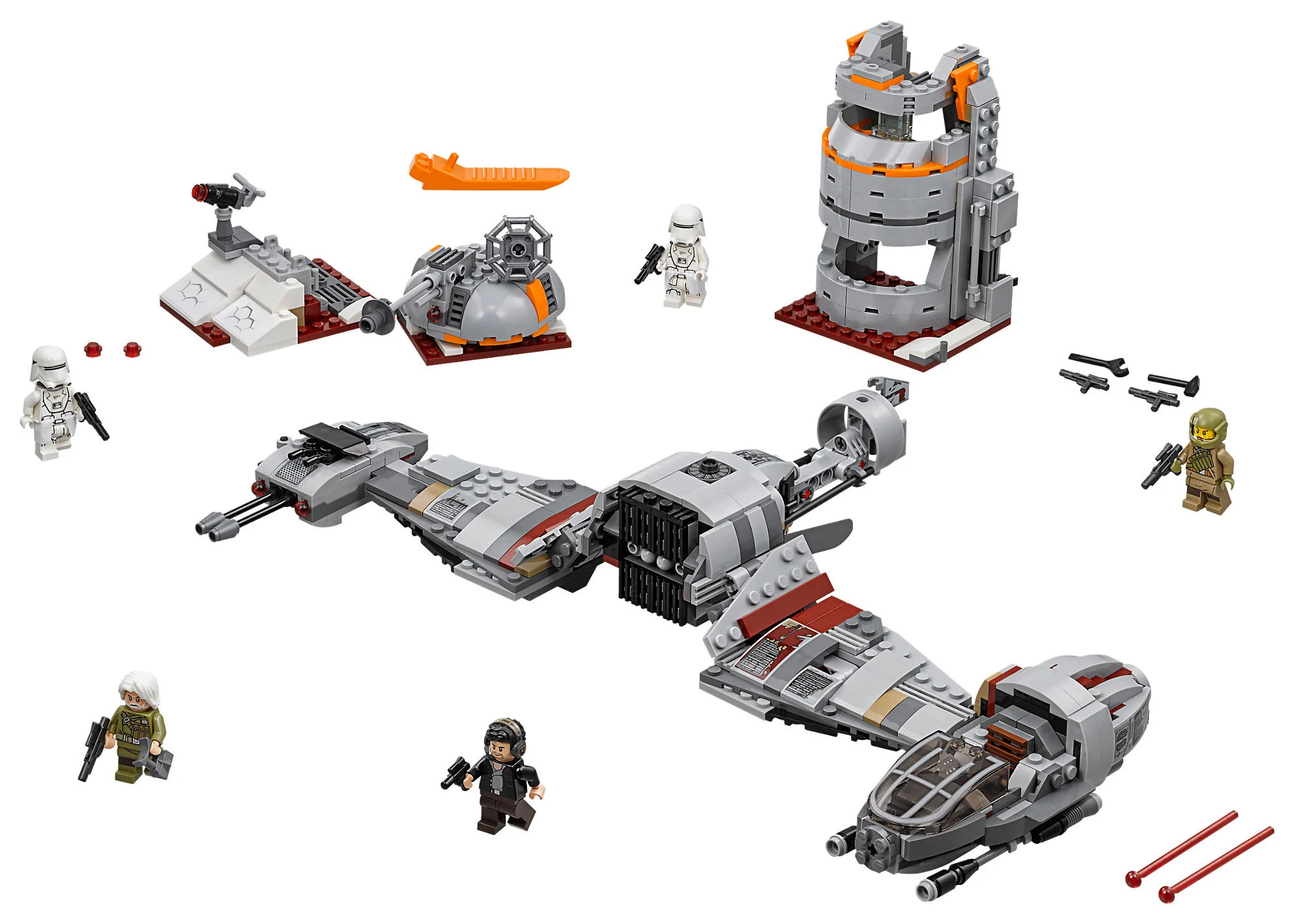 LEGO® Star Wars 75202 Difesa di Crait™ - vue 3