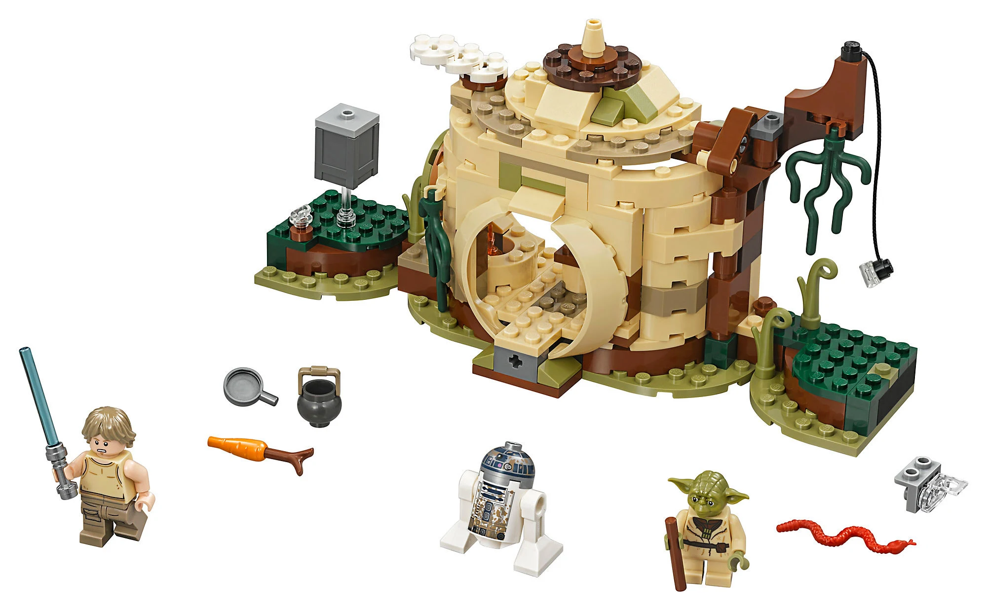 LEGO® Star Wars 75208 Il rifugio di Yoda - vue 3