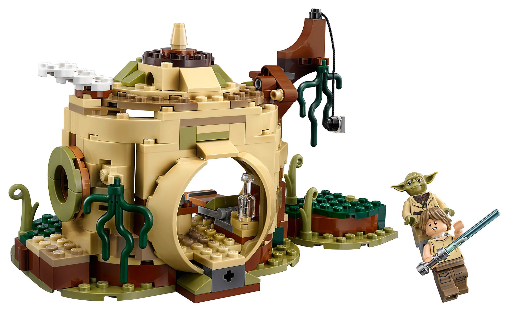 LEGO® Star Wars 75208 Il rifugio di Yoda - vue 4