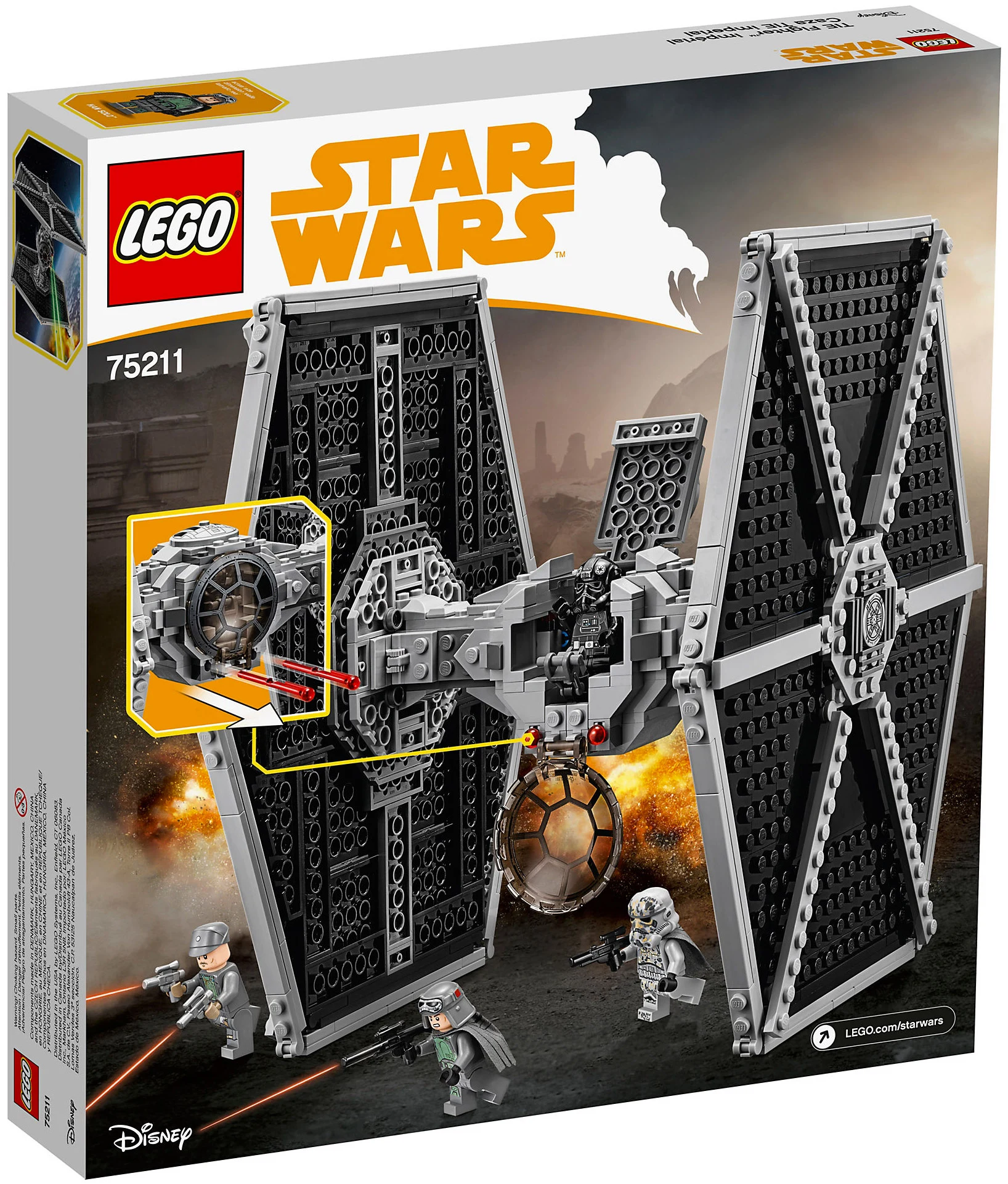 LEGO® Star Wars 75211 Imperial TIE Fighter™ - vue 2