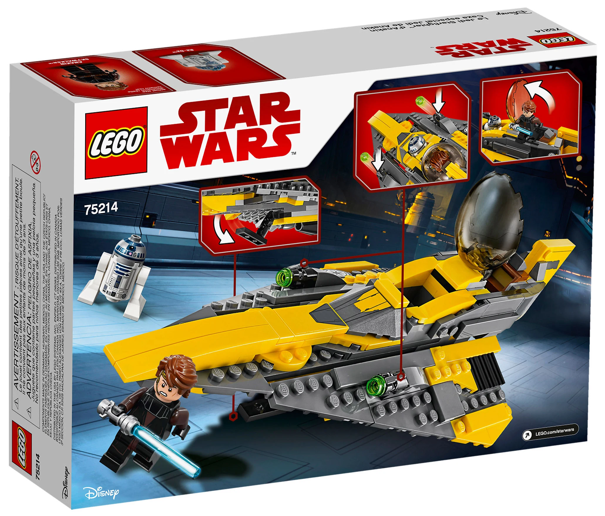 LEGO® Star Wars 75214 Jedi Starfighter™ di Anakin - vue 2