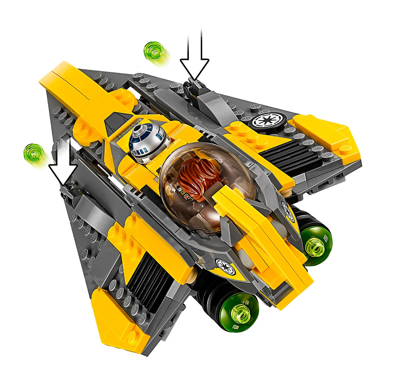 LEGO® Star Wars 75214 Jedi Starfighter™ di Anakin - vue 5