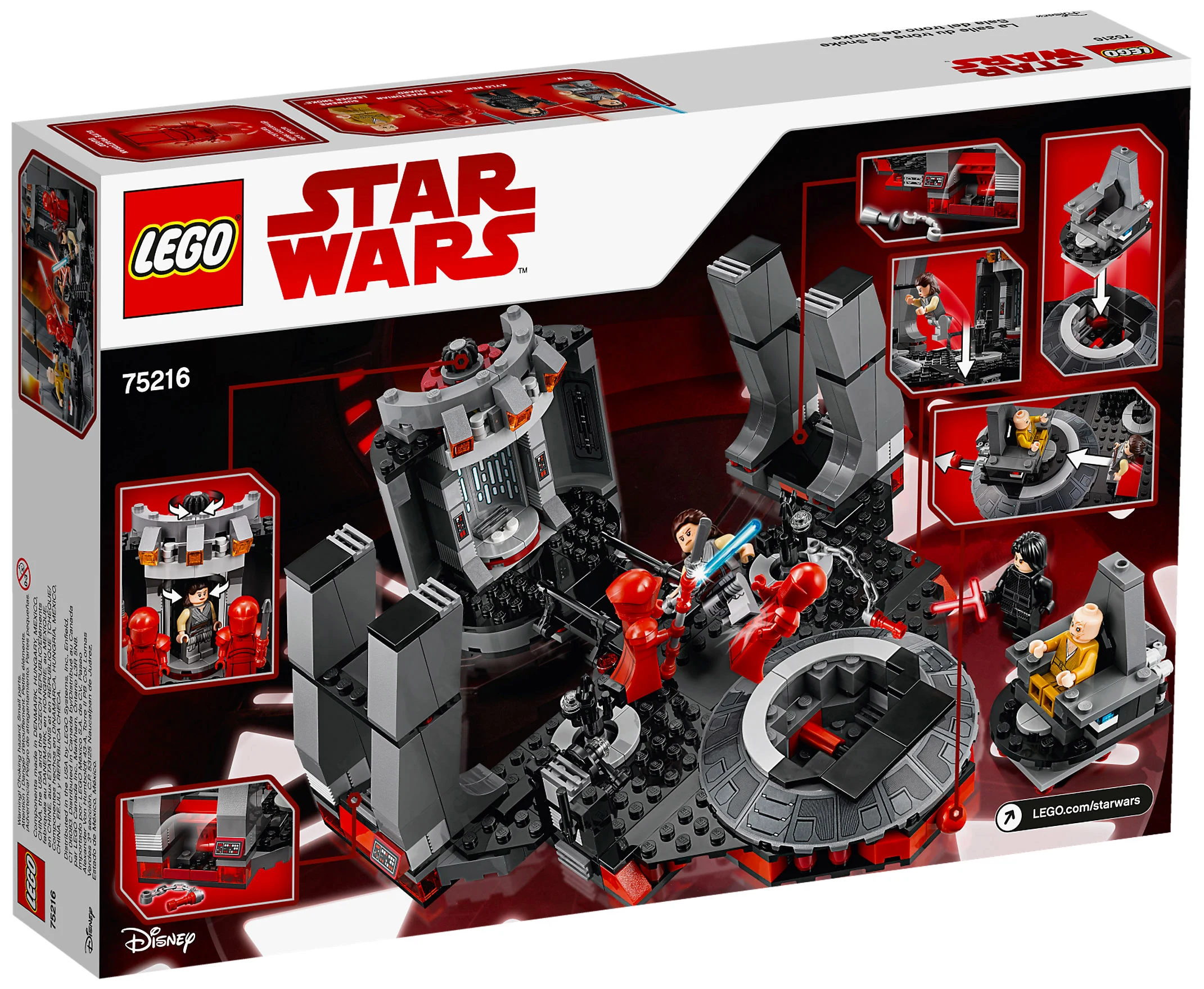 LEGO® Star Wars 75216 Sala del trono di Snoke - vue 2