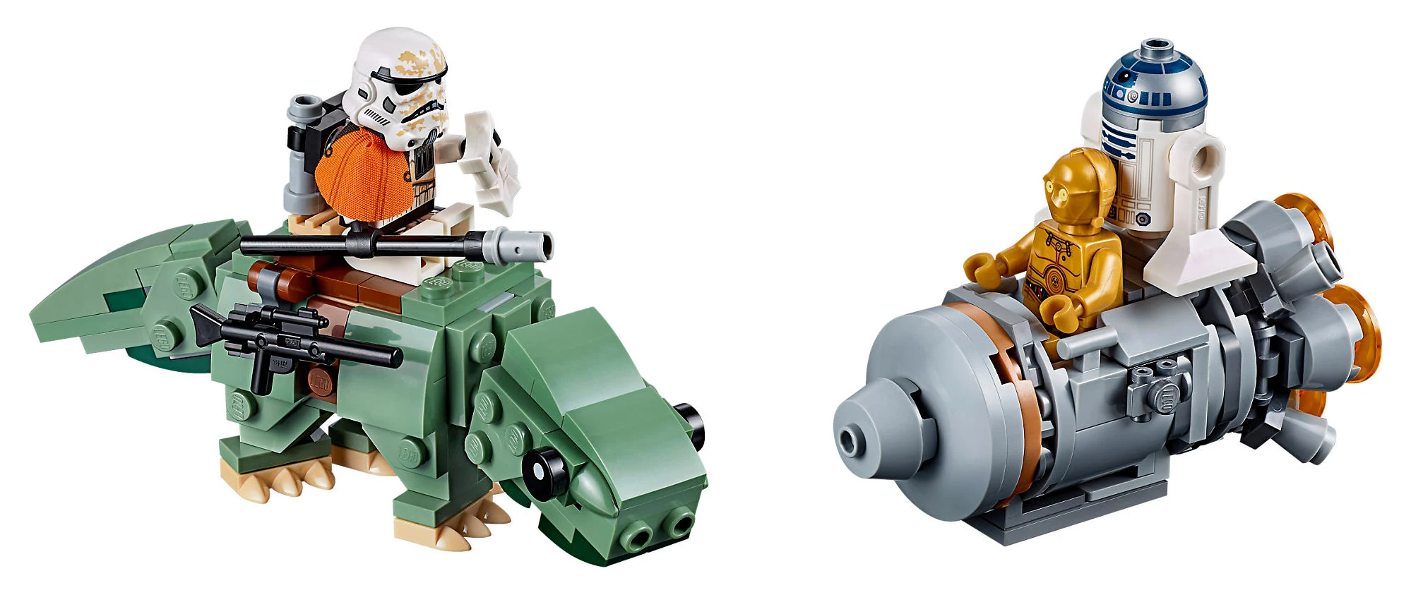 LEGO® Star Wars 75228 Microfighter Capsula di salvataggio contro Dewback™ - vue 2