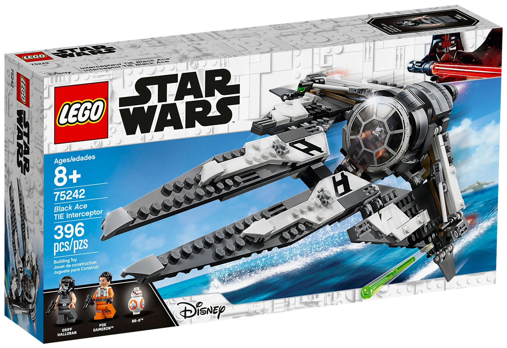 LEGO® Star Wars 75242 TIE Interceptor Black Ace - vue 2