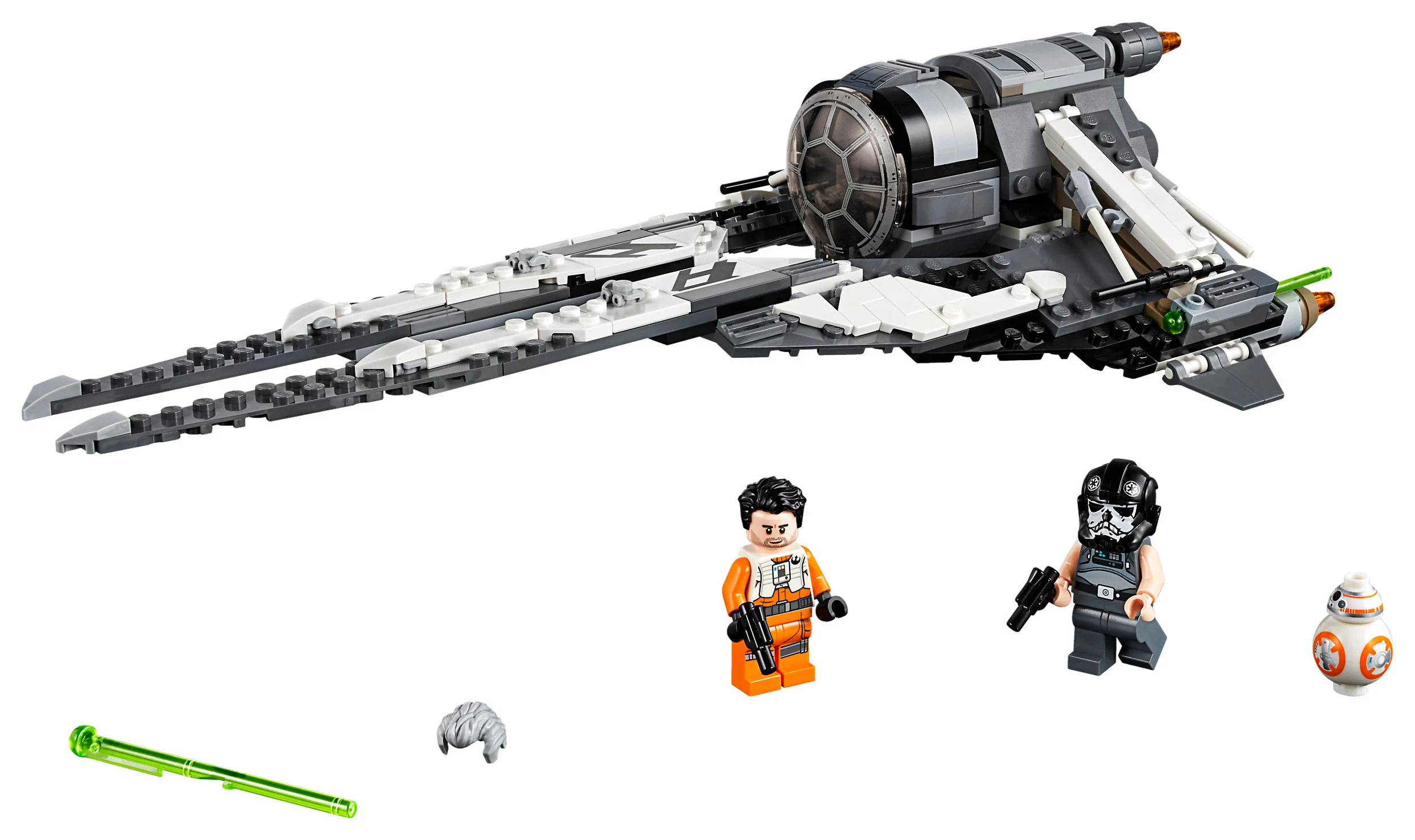 LEGO® Star Wars 75242 TIE Interceptor Black Ace - vue 4