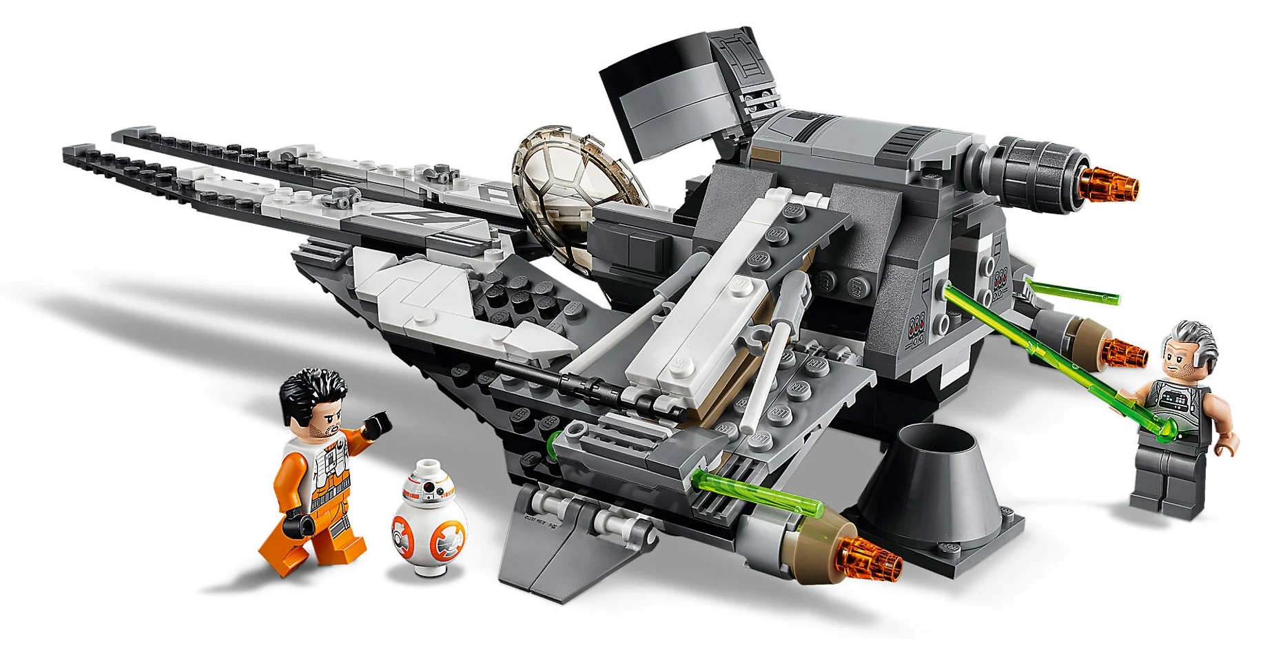 LEGO® Star Wars 75242 TIE Interceptor Black Ace - vue 5