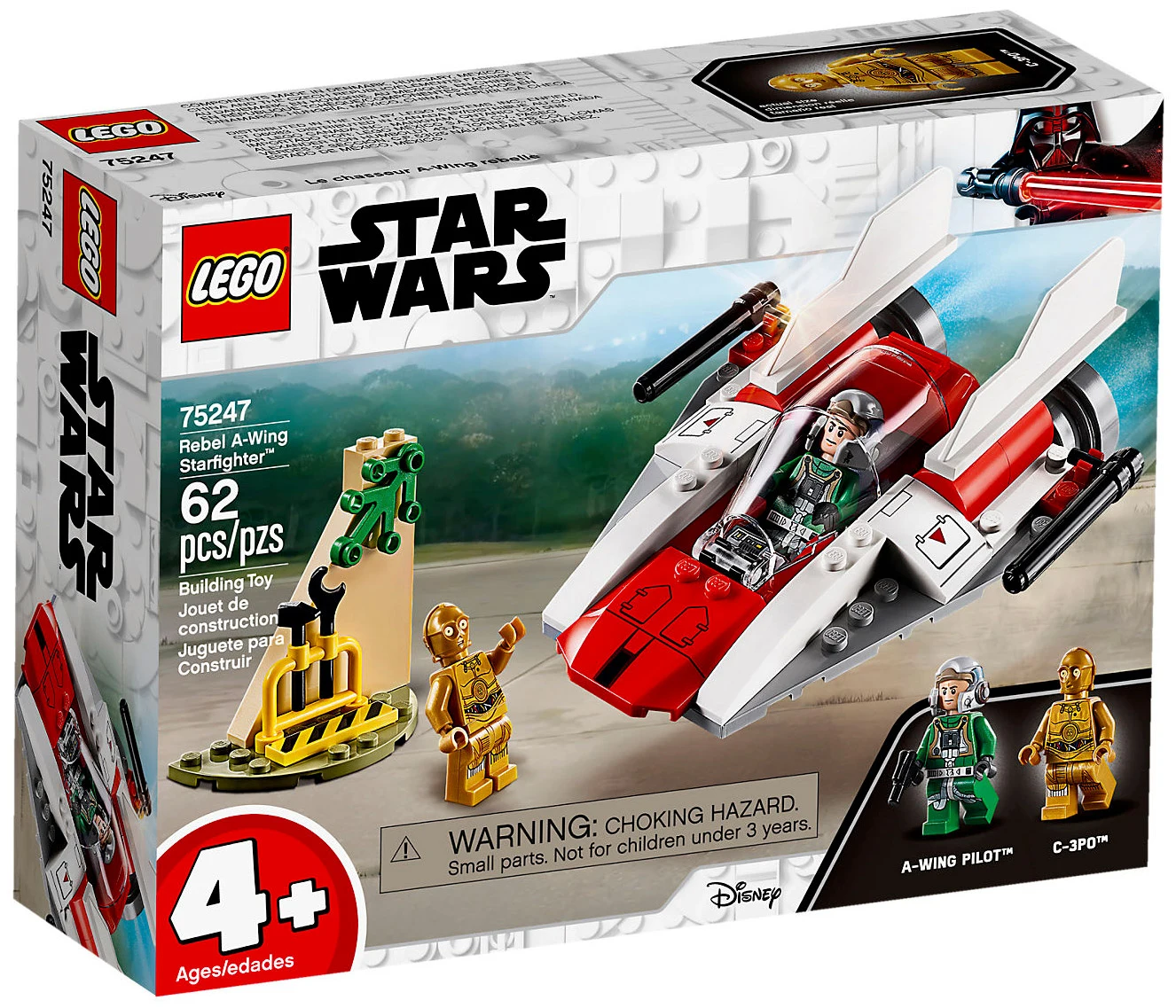 LEGO® Star Wars 75247 Rebel A-Wing Starfighter™ - vue 2