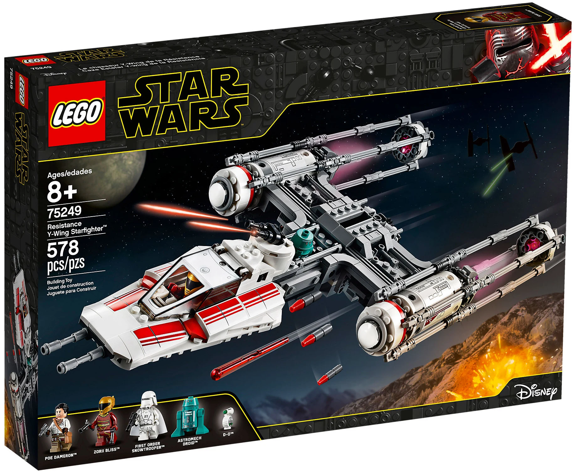LEGO® Star Wars 75249 Y-Wing Starfighter™ della Resistenza - vue 2