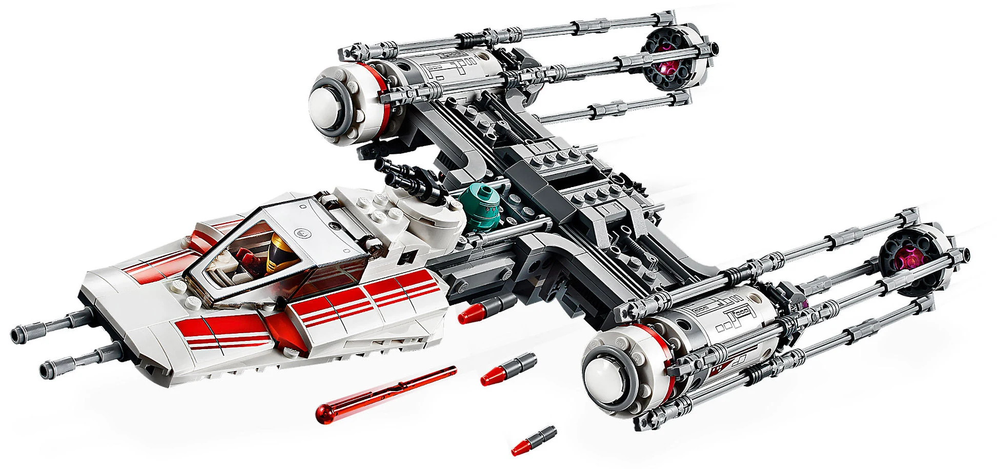LEGO® Star Wars 75249 Y-Wing Starfighter™ della Resistenza - vue 5
