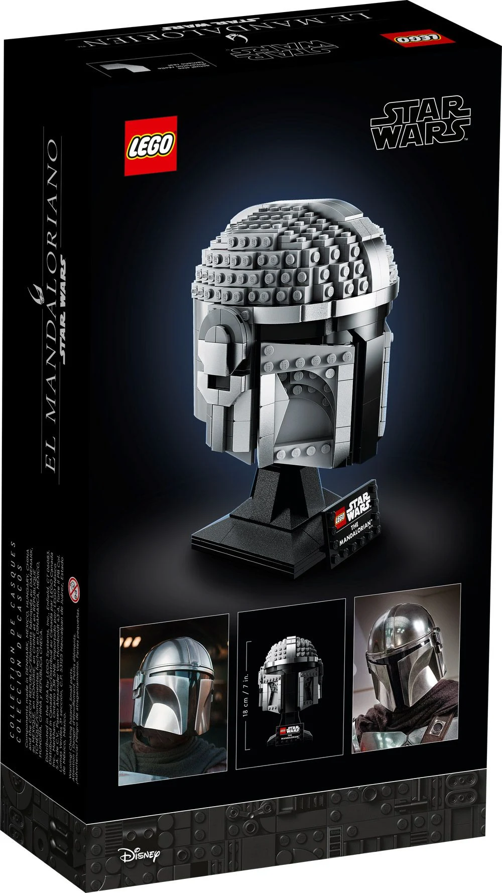 LEGO® Star Wars 75328 Casco del Mandaloriano - vue 4