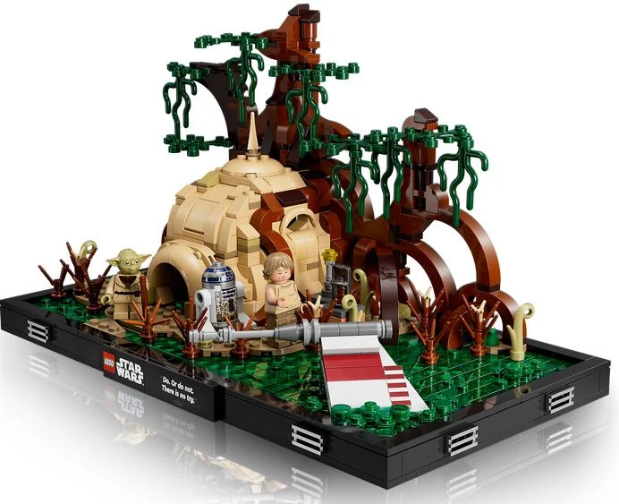 LEGO® Star Wars 75330 Diorama addestramento Jedi su Dagobah - vue 3