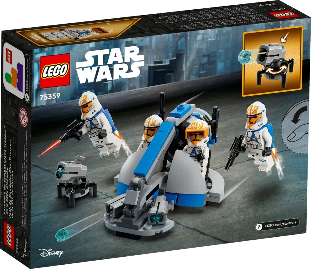 LEGO® Star Wars 75359 Battle Pack Clone Trooper™ della 332a compagnia di Ahsoka - vue 4