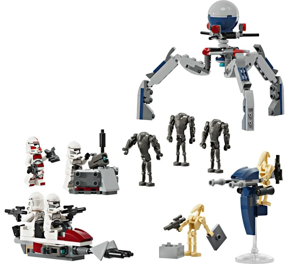 LEGO® Star Wars 75372 Battle PACK Clone Trooper e Battle Droid - vue 1