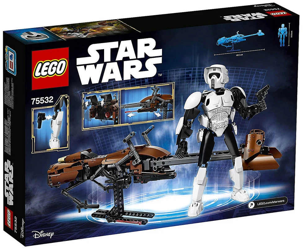 LEGO® Star Wars 75532 Scout Trooper™ e Speeder Bike™ - vue 1