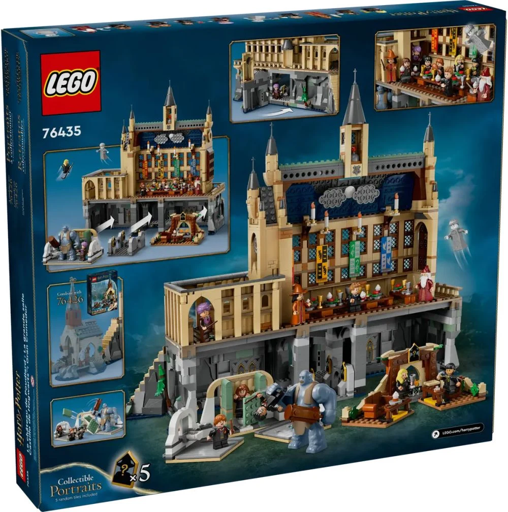 LEGO® Harry Potter 76435 Castello di Hogwarts: Sala Grande - vue 1